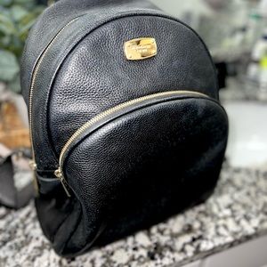 Michael Kors Large Black Backpack